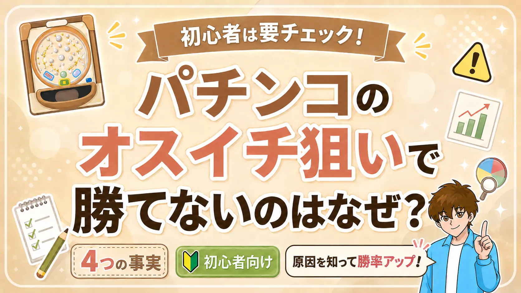 パチンコで当たらない台が次の人が打つと爆裂する理由4つの事実について解説した記事のアイキャッチ画像